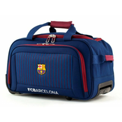 FC BARCELONA TORBA POTOVALNA NA KOLESIH 34L, 50x28x25cm MODRA