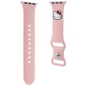 Hello Kitty silikonski paA!ček za uro za Apple Watch 38/40 mm - roza - HKAWMSCHBLP