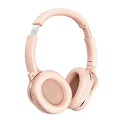 BASEUS ENCOK D02 PRO Bluetooth slušalice STEREO v5.0, s aktivnim poništavanjem buke + kabel s 3,5 mm prikljuckom, RÓZOVA NGTD010304