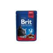 Brit Cat vrečke Govedina 100g - Govedina - Odrasla mačka - Brit
