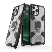MG Capsule Ring plastika ovitek za iPhone 13 Pro, črna