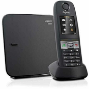 Gigaset E630, DECT telefon, 150 unosi, Identifikacija poziva, Crno