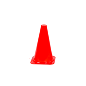Zaprti prožni stožec, 23 cm, rdeč S-SPORT