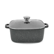 Maestro MR-2828 Pot with lid 28 cm 8 l Black