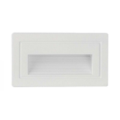 V-TAC Zunanja LED vgradna pravokotna stopniščna svetilka, 3W, 180lm 270°, 3000K, vodotesna, IP65