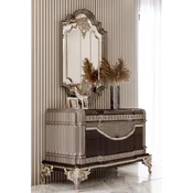 Casa Padrino luxury baroque dresser with wall mirror dark brown/gray/gold