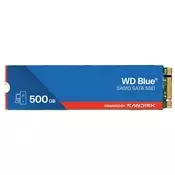 WD 500GB Blue SN5000 M.2 PCIe Gen 4 x4 NVMe SSD WDS500G4B0E-00CNZ0
