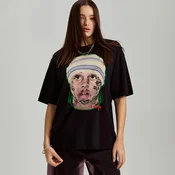 Oversize majica s potiskom Lil Wayne