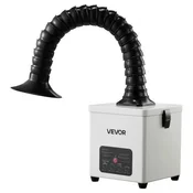 VEVOR Izvlečni ventilator za varilni dim 205x188x225 mm črn