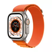 AppleWatch Ultra Titanium Cellular Alpine Loop Orange Medium