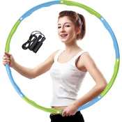 shumee Hula HOP pena za hujšanje, modro-zelena, 95 cm, 1,15 kg