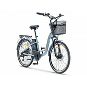 Električni bicikl 26 VALENCIA (250W 36V/10.4Ah lithium) siva