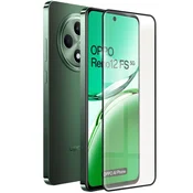 GS 3D kaljeno steklo za Oppo Reno 12FS / 12F, črn okvir