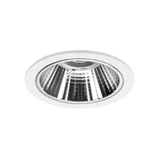 BRUMBERG Apollo Mini, brušen, DALI, okrogel, 3.000 K, bel - Študija/pisarna - Sodobni - bela - Aluminij