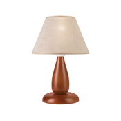 Stona lampa PERA 1xE27/60W/230V braon/bukva