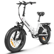 Samebike Zložljivo električno kolo SAMEBIKE LOTDM200-II, 750 W 48 V 13 Ah, Smart NFC, belo, (21960240)