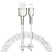 Baseus USB cable for Lightning Cafule, 2.4A, 1m (white)