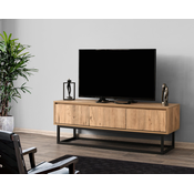 Hanah home TV Komoda Tilsim 140 Crno-Hrast