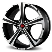 FELNA ALU 14X6.0 4/98 ET35 58.1 REDS BLACK KNIGHT BLACK
