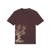 Life-Tree Majica Organic Fairwear Olive Tree rjava