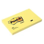 Samoljepljiva bilježnica 3M Post-it 655 žuta 76x127 mm 6x100 listica 1262606