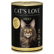 Cats Love 6 x 400 g - Čisti piščanec