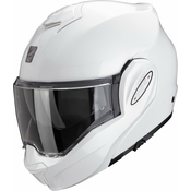 Preklápecí prilba Scorpion EXO-TECH EVO PRO SOLID perletove bílá
