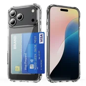 INF Stranski etui za telefon z režo za kartico, odporen na udarce, združljiv z iPhone 17 Pro Max, (5000274894)