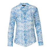 KOROSHI Bluza modra/pastelno modra