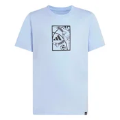 Adidas J FOOTBALL T, djecija majica, plava CU043