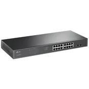 TP-LINK JetStream TL-SG1218MPE 18-port gigabit Easy Smart 16xPoE+ 250W 2xSFP mrežno stikalo switch
