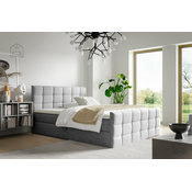 Boxspring postelja Berlin - 200x200 cm