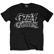 Ozzy Osbourne Vintage Logo Mens Blk T Shirt: XL