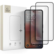 slomart Kaljeno steklo Tech-Protect Glass Fit+ 2-pack za Nothing Phone 3A/3A Pro - črno