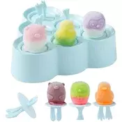 Dardanar Model za sladoled, DIY sorbet za večkratno uporabo, silikonski mini model za sladoled, (21199861)