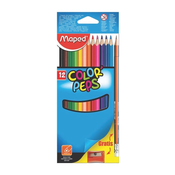 Maped - Barvice Maped Colorpeps, 12 kosov, grafitni svinčnik + šilček GRATIS