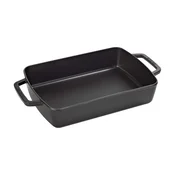 Oven tray, cast iron, 30 x 20 cm, Black - Staub