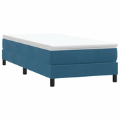 vidaXL vidaXL Box Spring Postelja brez vzmetnice Temno modra 80x210 cm Žamet, (21792539)
