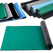Rosfix Antistatična ESD Mat 1,2 M X 10 M – Zelena, 2 Mm Debelina | Naravna Guma, Hitro Odvajanje Statike, (5000243640)