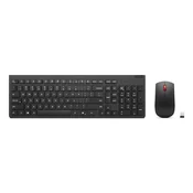 Lenovo 4X31R64491 bežični set tipkovnice i miša, crni