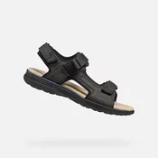 GEOX za moške. U55ELB 000EK Sandali Spherica ec5 brown (42), Rjava, Ravna stran, Velcro, Priložnostno