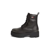 Tommy Jeans Gležnarji z vezalkami črna