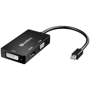SANDBERG Adapter Mini DisplayPort - HDMI/DVI/VGA 509-12 crni