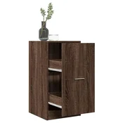 Vidaxl vidaXL Lekarniška omarica rjav hrast 40x41x77,5 cm