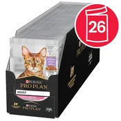 PURINA PRO PLAN CAT DELICATE DIGESTION vrečka - Puran v soku 26 x 85 g