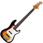 SX SPB62+/5 3-Tone Sunburst 5 strunska bas kitara (Kot novo)