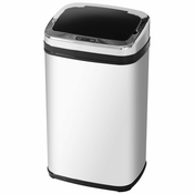 HOMCOM eleganten koš za smeti iz nerjavečega jekla z elektronskim senzorjem za odpiranje 30l