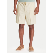 Mustang Kratke hlače iz tkanine Linen 1016459 Écru Loose Fit