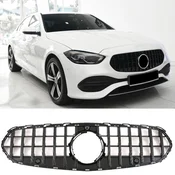 Mstyling Športna maska Mercedes Benz C W206/S206 Avantgarde izgled črna sijaj/z ali brez kamere