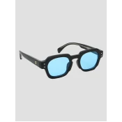 Solful Sal Black Sunglasses blue